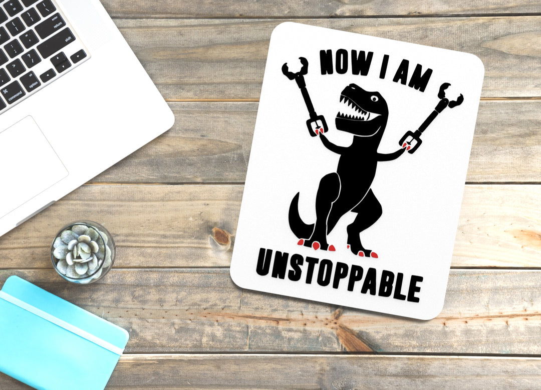 I Am Unstoppable | Funny Motivational Sign for Home or Office Decor