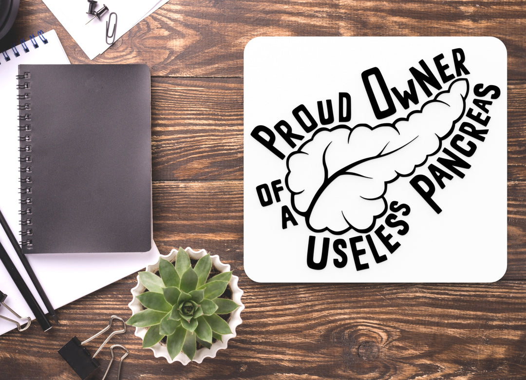 Proud Owner Of A Useless Pancreas | Funny Sign for Home or Office