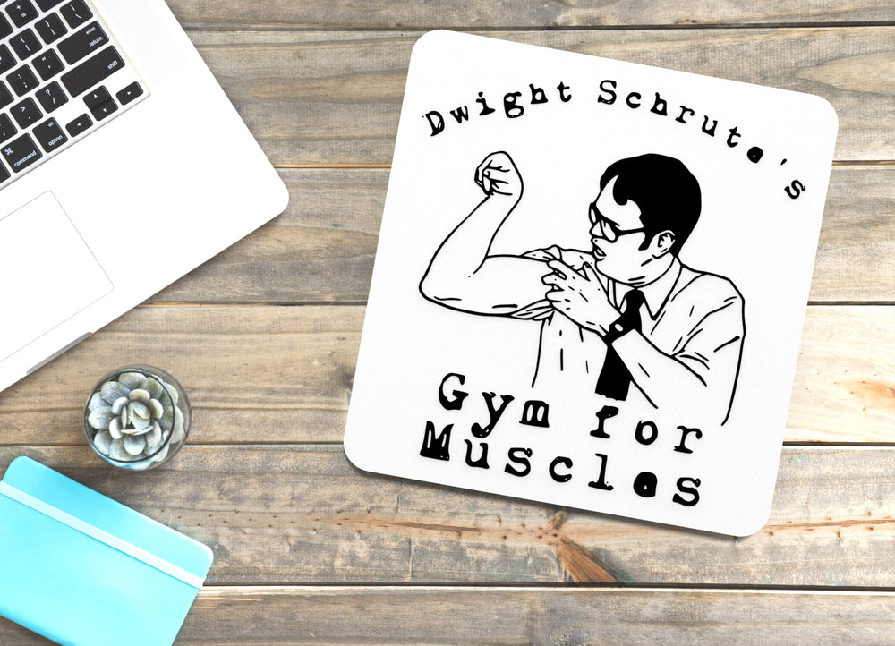 
  
  Dwight Schrute's Gym For Muscles | Funny sign For Home or Office
  
