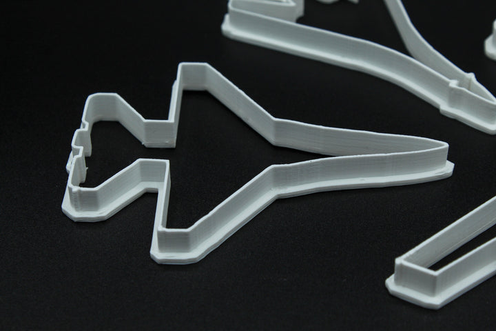 Jet Airplane Cookie Cutters | SR71 Blackbird, F16 Falcon, B1 Lancer, B2 Sprit