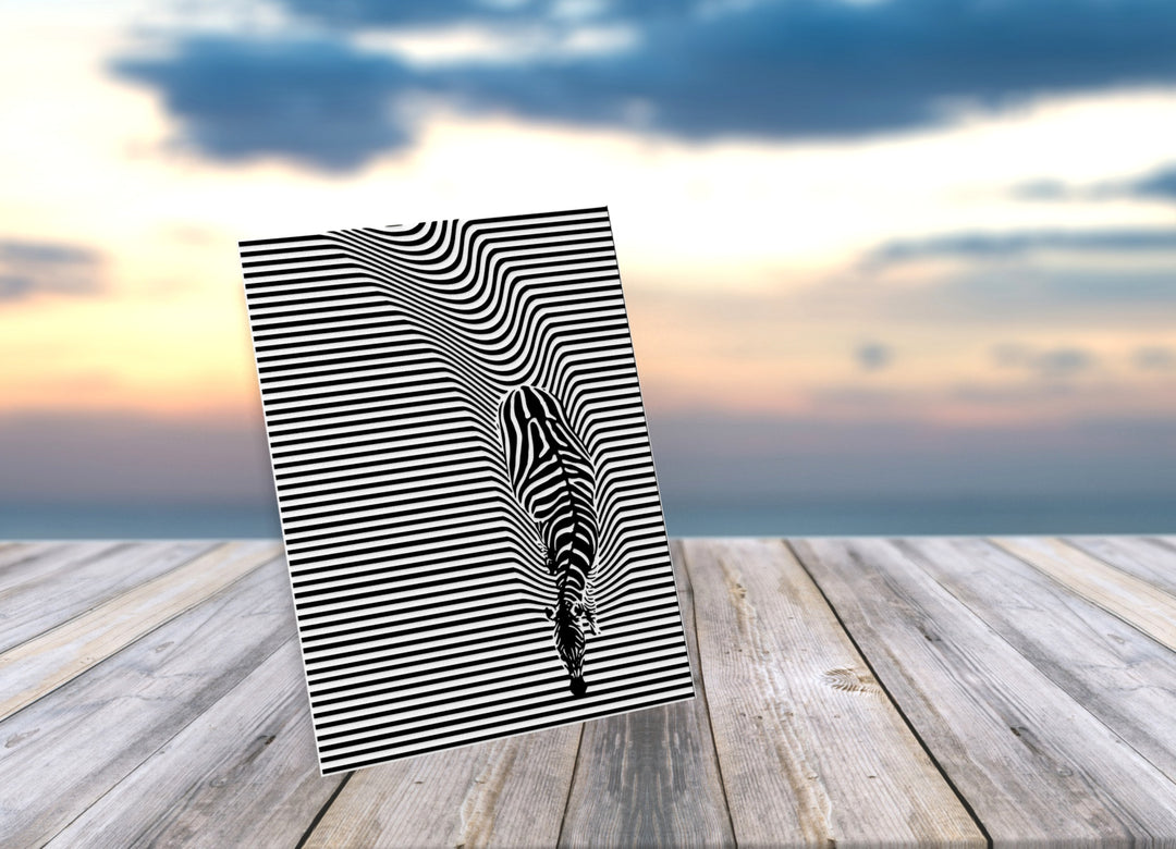 Zebra | Funny sign For Home or Office
