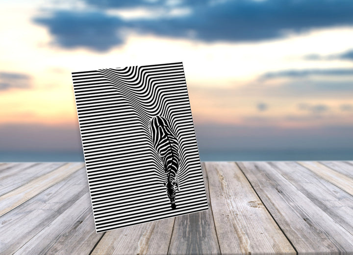 Zebra | Funny sign For Home or Office