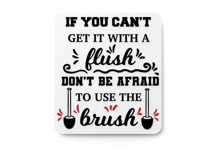 Use the Brush Bathroom Sign – Funny Humor Wall Decor for Home and Office