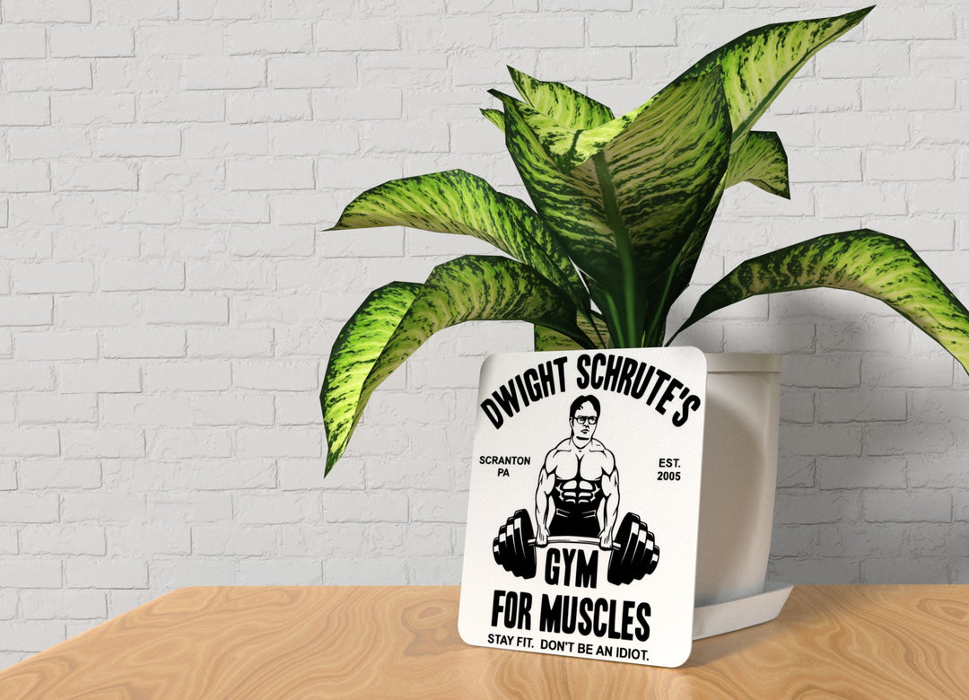 Dwight Schrutes Gym For Muscles Stay Fit | Funny sign For Home or Office