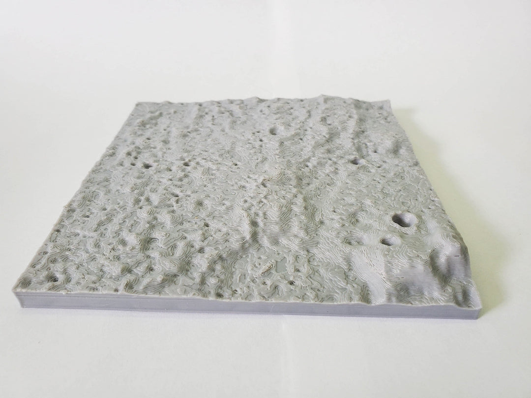 
  
  APOLLO 14 moon landing site - Accurate 3D Topographical map of Fra Mauro
  
