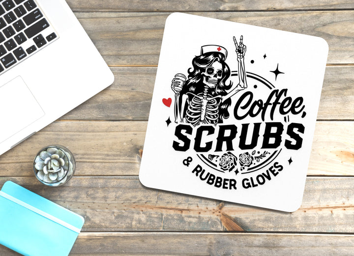 I Wear Scrubs and Sass | Funny Sign for Home or Office