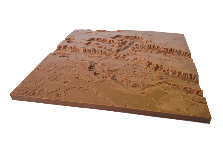 Mars 3D Topography Model of Valles Marineris