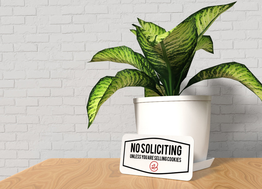 No Soliciting Unless You Are Selling Cookies | Funny sign For Home or Office