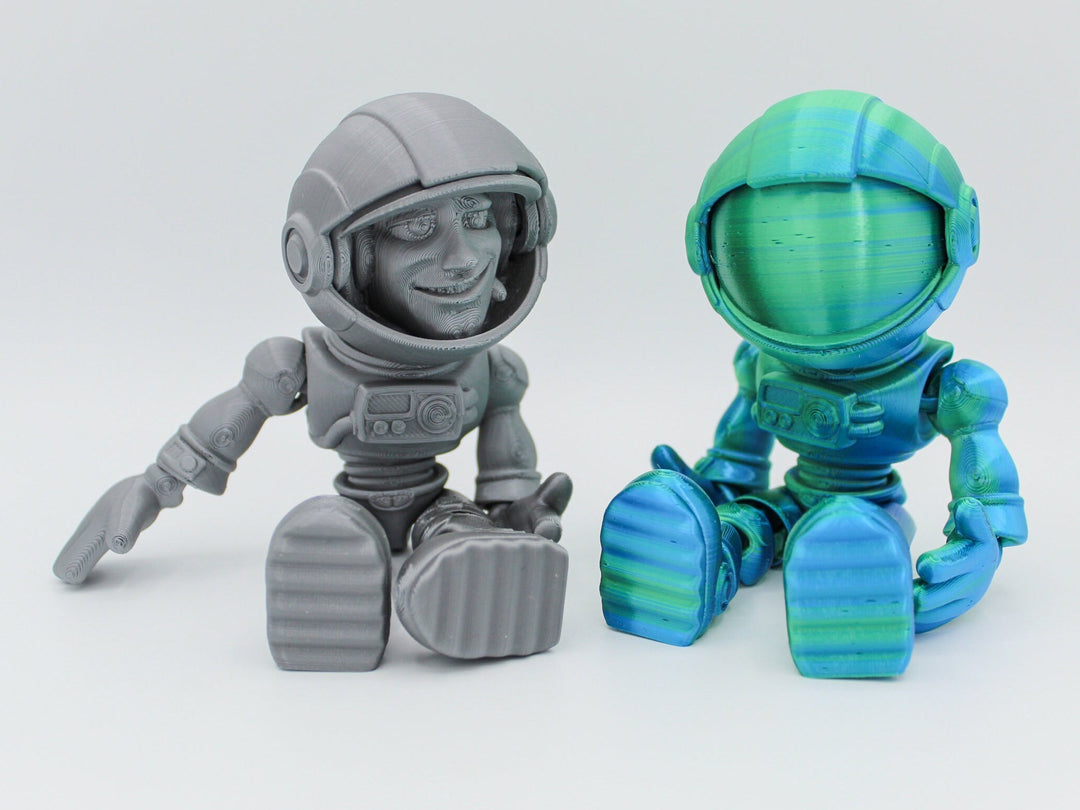 Fidget Jumbo Astronaut | Flexible Articulating 3d Printed Friendly Companion