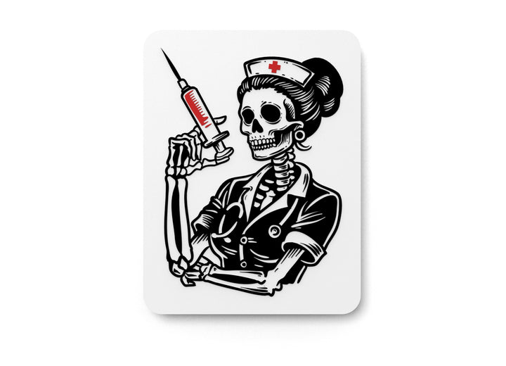 Scary Nurse Clipart Style | Funny Sign for Home or Office