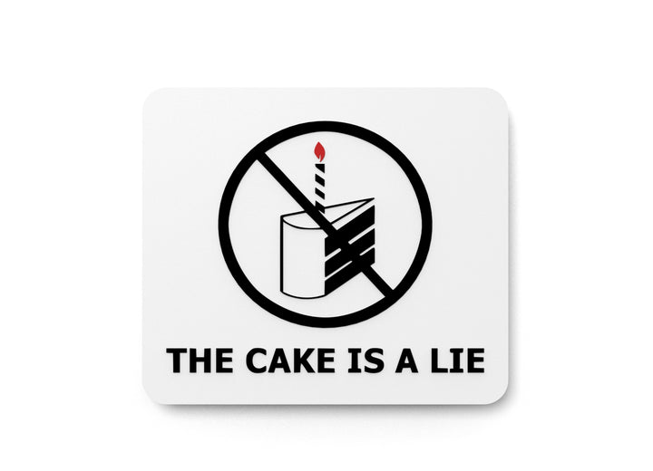 Bold 3D Printed The Cake Lie Sign Wall Art – Durable PLA Sign for Gym, Office