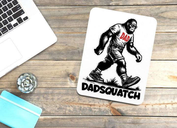Dad's Squatch | Funny Bigfoot Sign for Garage, Man Cave, or Cabin Decor
