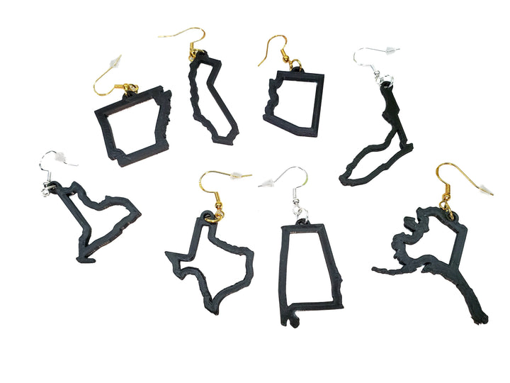 State Earrings - Choose Any State | Extremely light weight