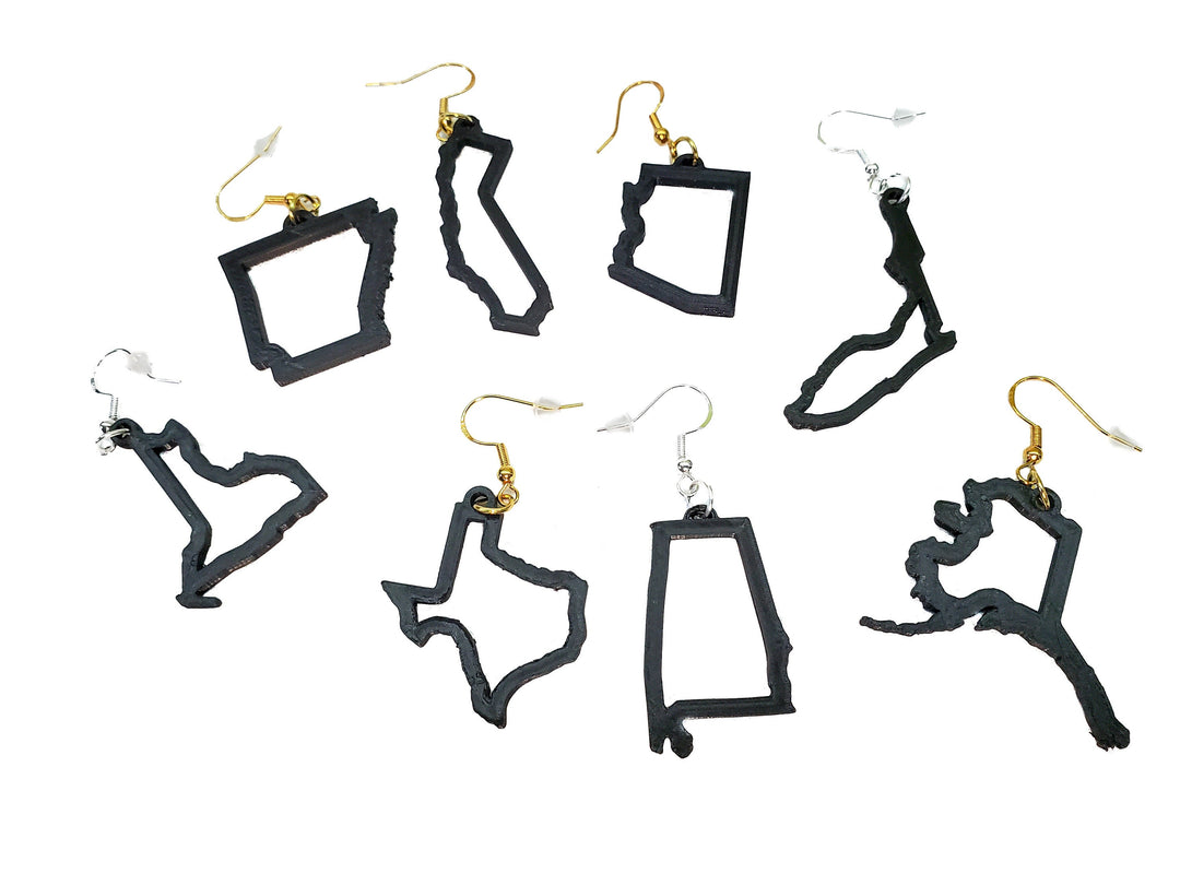 State Earrings - Choose Any State | Extremely light weight