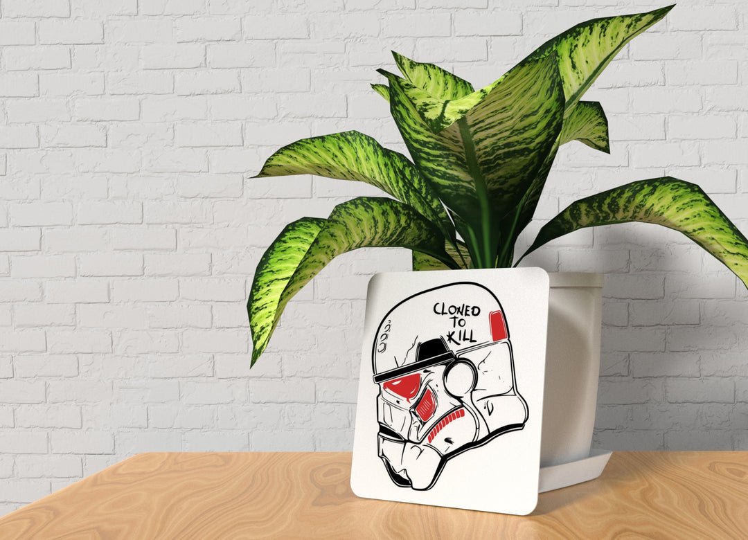 Cloned To Kill | Funny sign For Home or Office