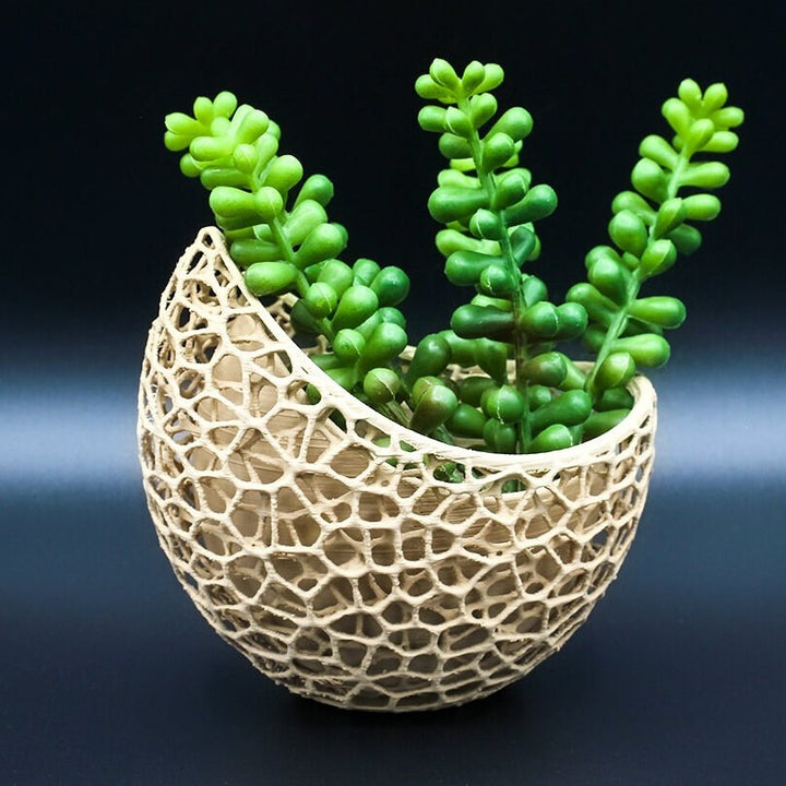 Voronoi Artistic Succulent Planter Vase