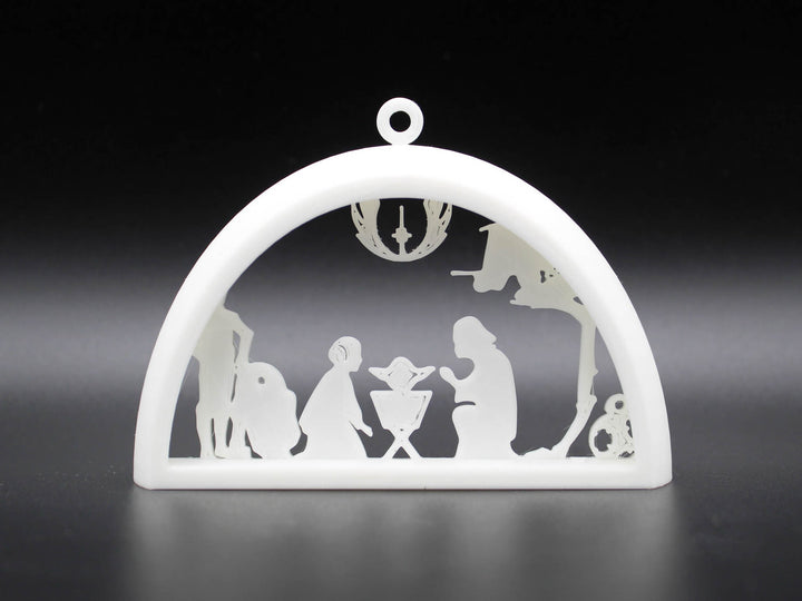 Star Wars Nativity Ornament | May the force be merry with you this Christmas