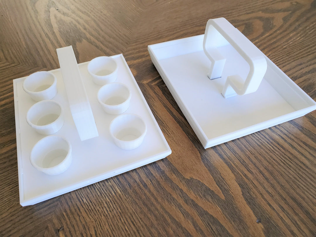 Sacrament Trays for LDS/Mormon Home Church | Collapsible for Storage