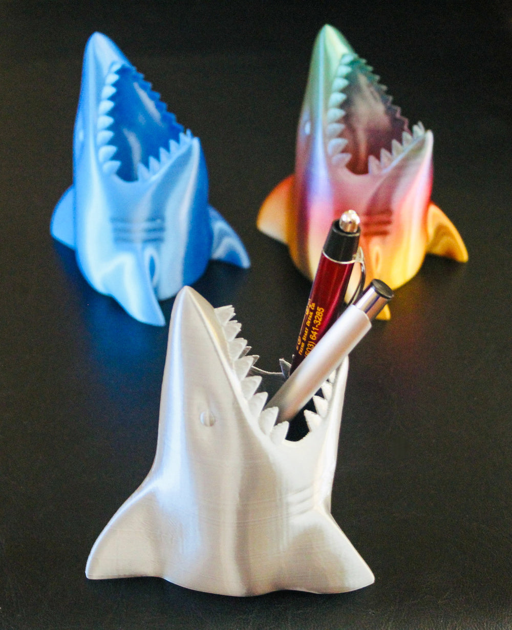 
  
  Shark Pen and Pencil Holder for your Office or School Desk
  
