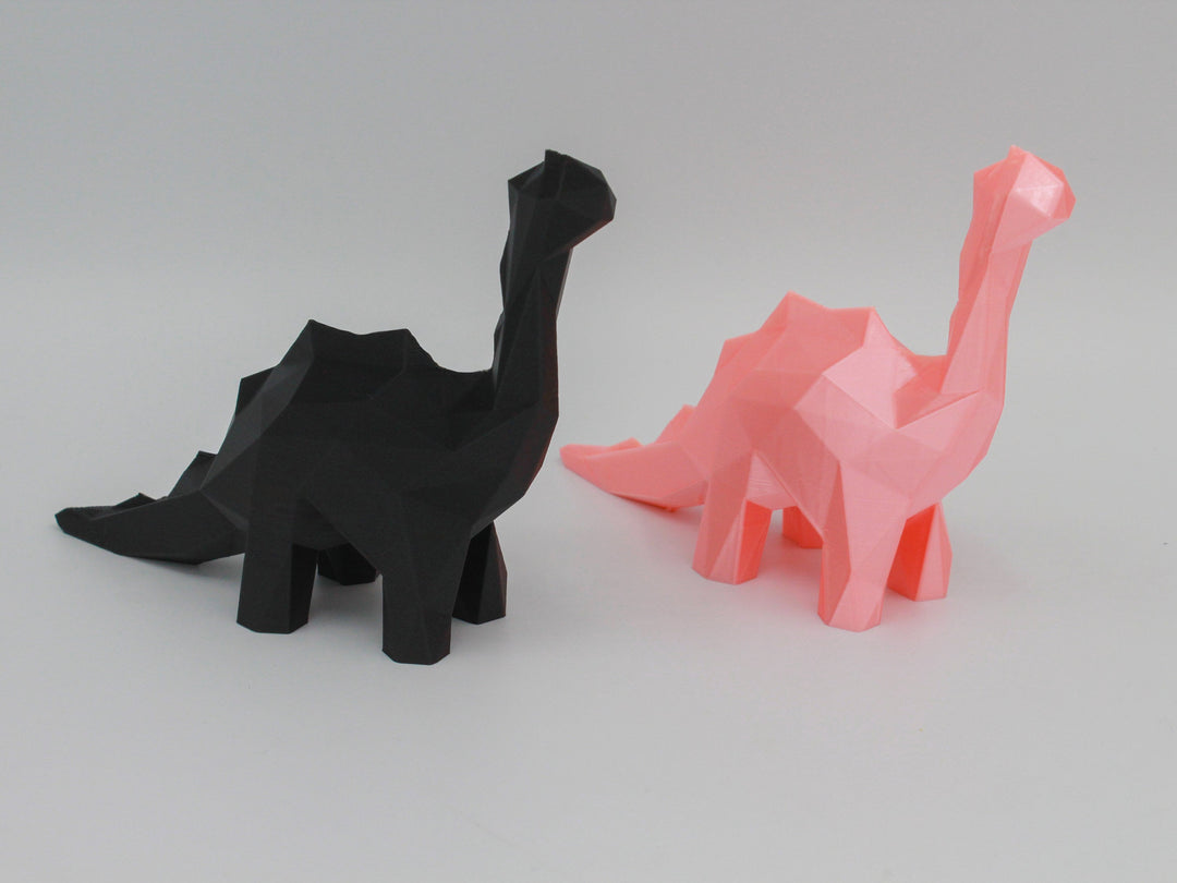 Cute Dinosaur Low Poly Figurine