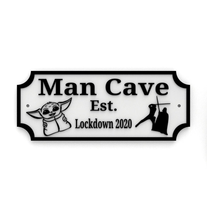 Sign | Man Cave Est. Lockdown 2020