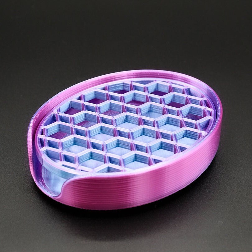 Soap Dish Removable Mesh Top with Minimalist Moisture Catch Basin