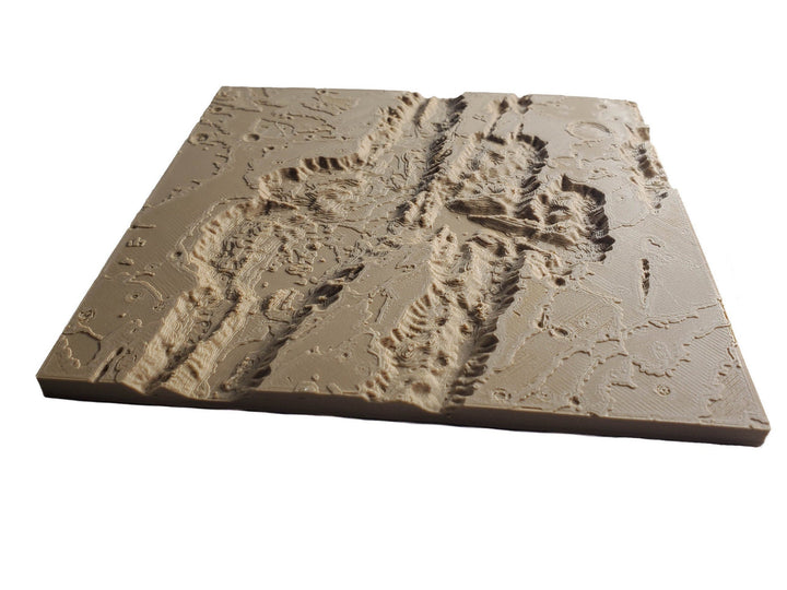 Mars 3D Topography Model of Valles Marineris