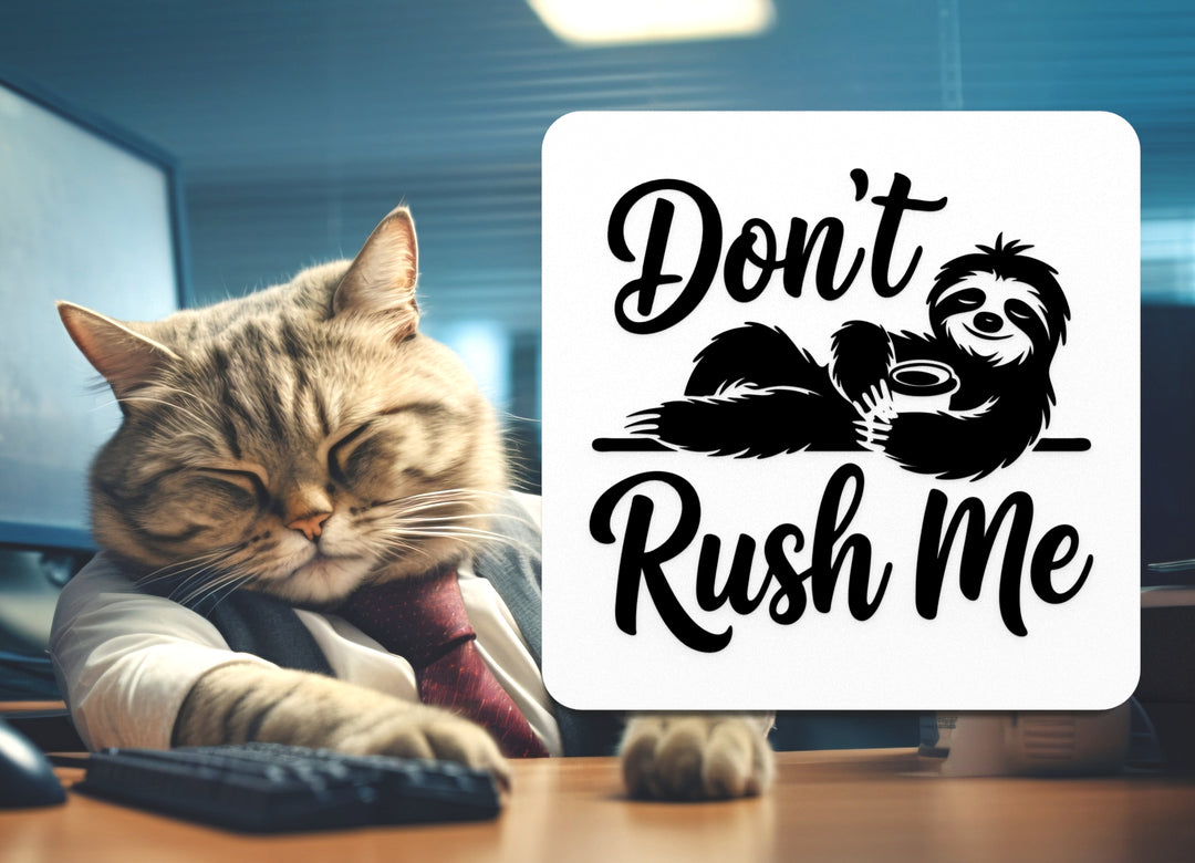 Don't Rush Me | Funny sign For Home or Office