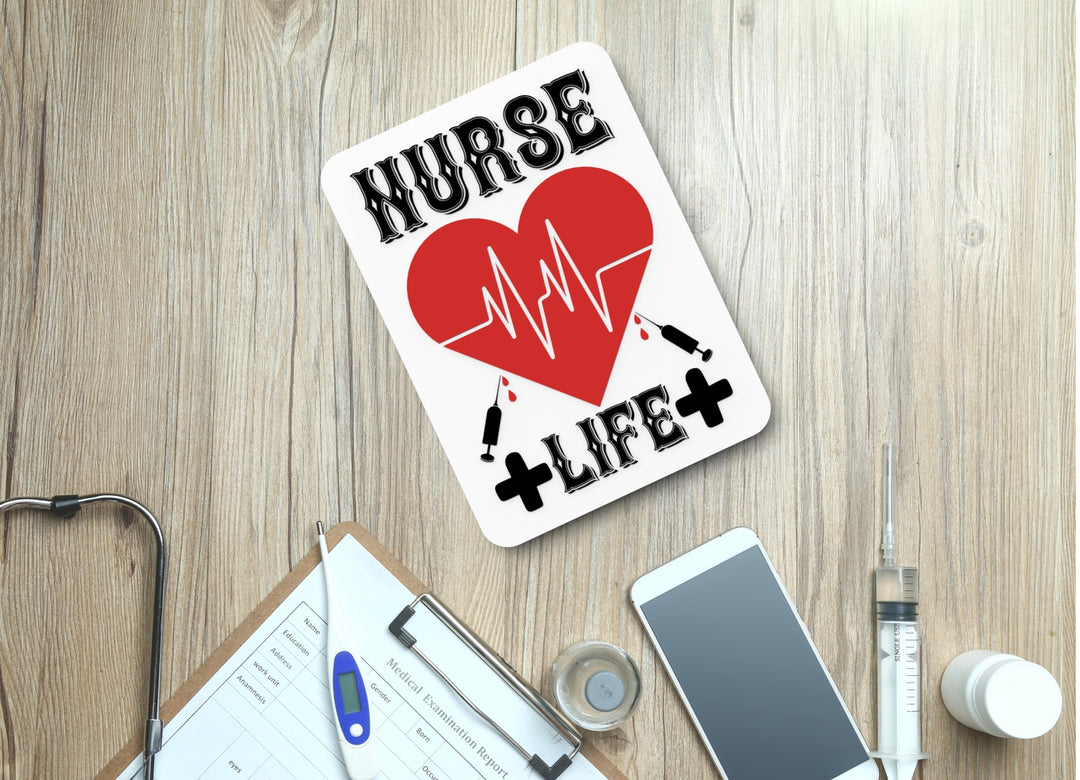 Living the Nurse Life | Funny Sign for Home or Office
