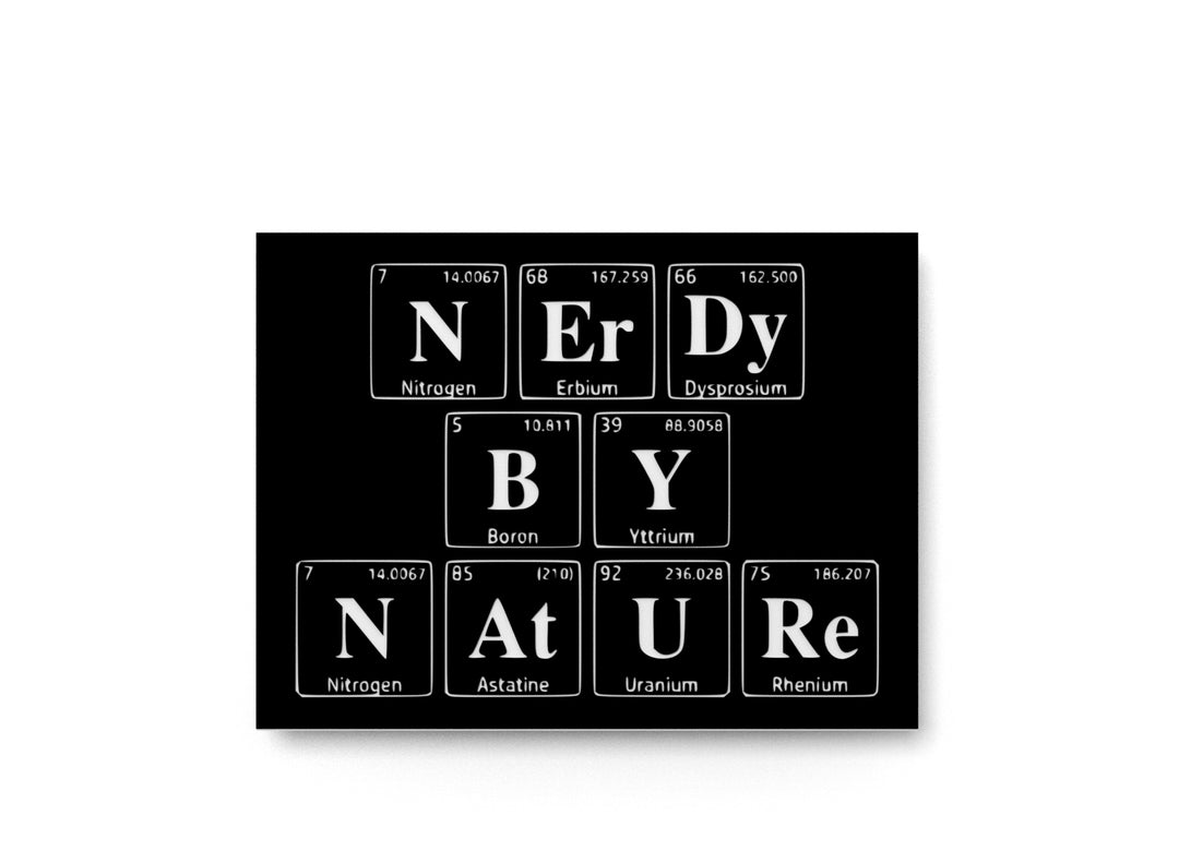 
  
  Boron Erbium | Funny sign For Home or Office
  
