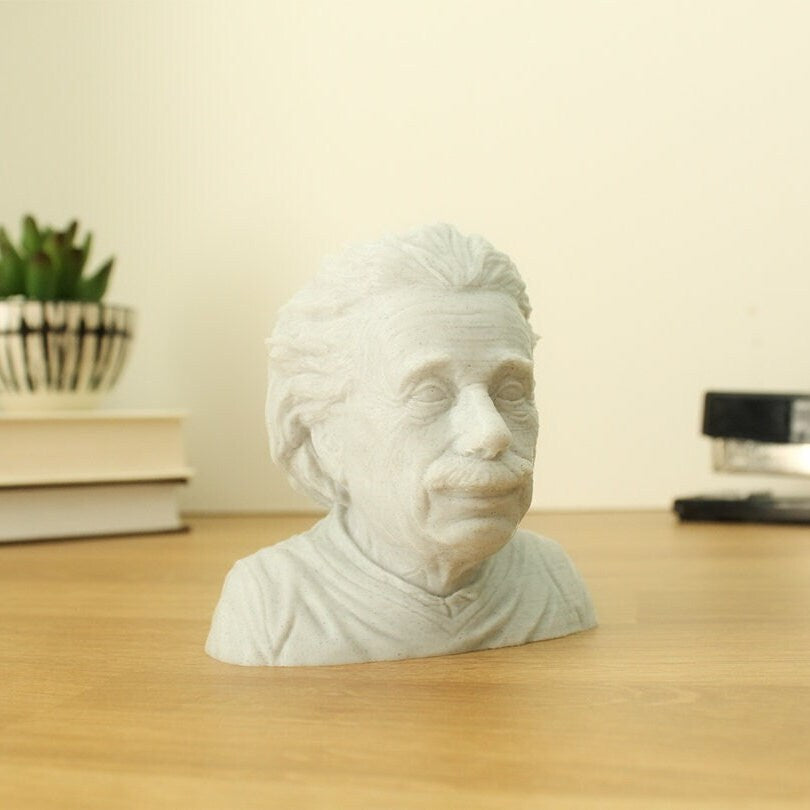 Albert Einstein Bust Figurine Statue