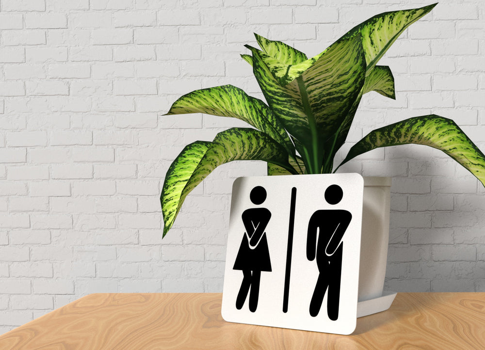 
  
  GirleBoy Bathroom Sign – Funny Humor Wall Decor for Home and Office
  
