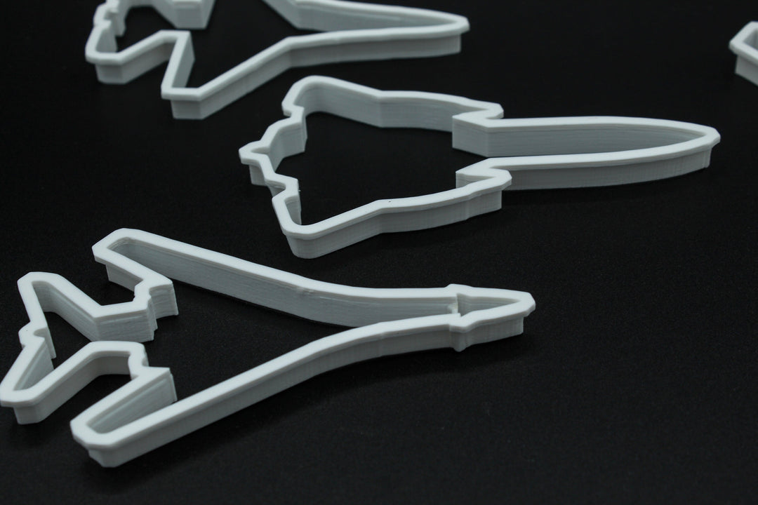 Jet Airplane Cookie Cutters | SR71 Blackbird, F16 Falcon, B1 Lancer, B2 Sprit