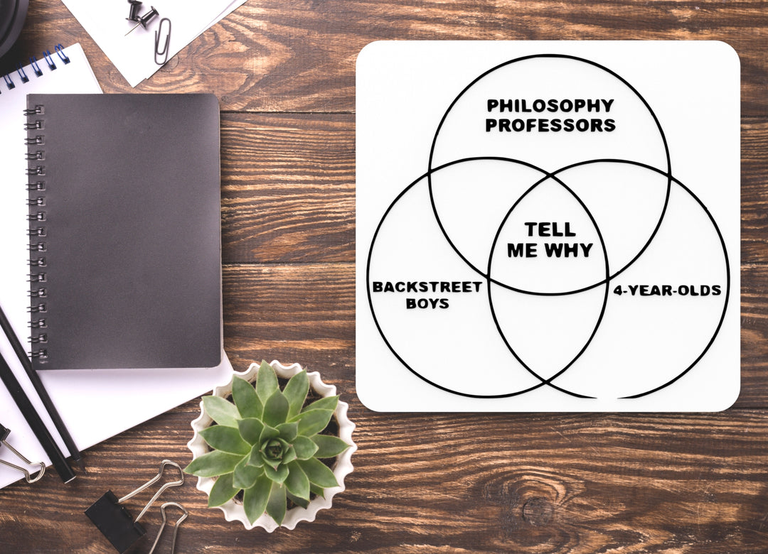 Philosophy Professors Tell Me Why Backstreet Boys | Funny Sign for Home & Office