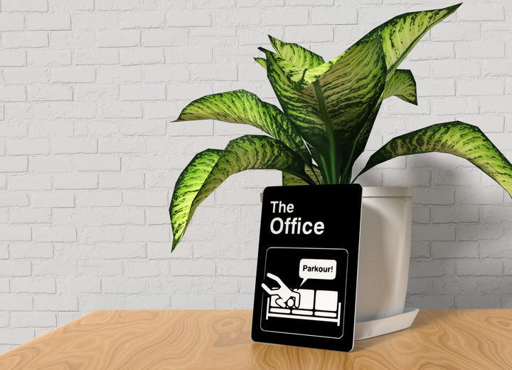 The Office Parkour | Funny Sign for Home or Office