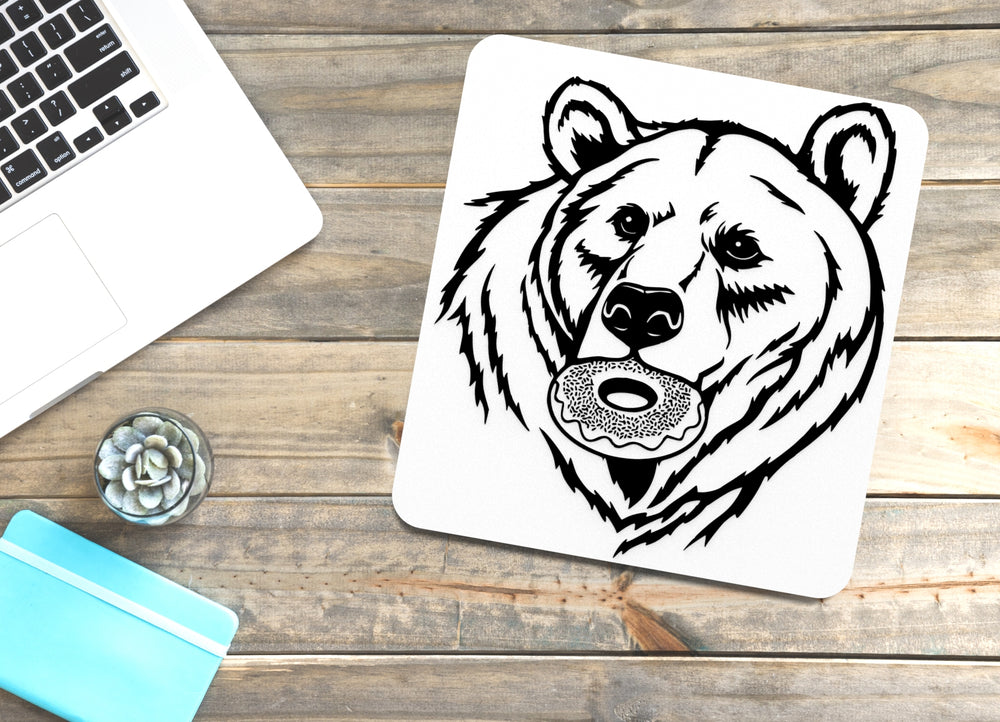 
  
  Donut Bear | Funny sign For Home or Office
  
