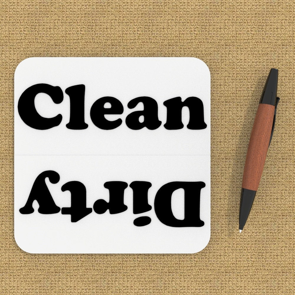 Dishwasher Sign | Clean Dirty dishwasher-sign-clean-dirty