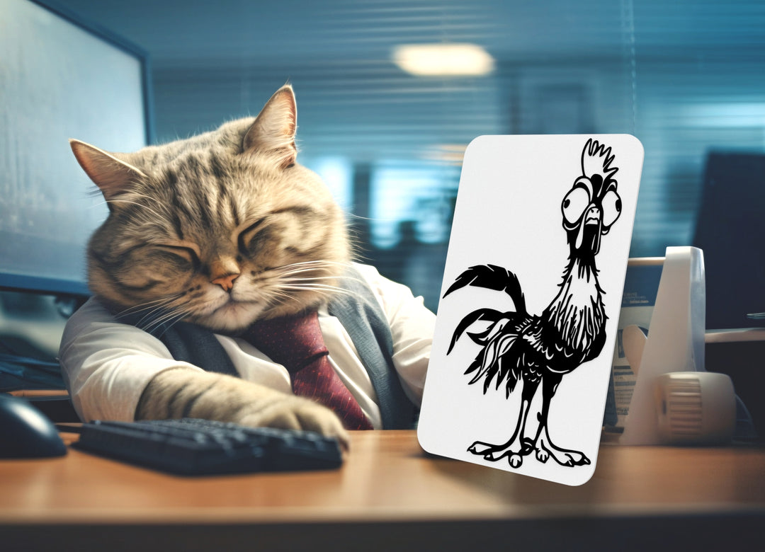 Nice Rooster | Funny sign For Home or Office