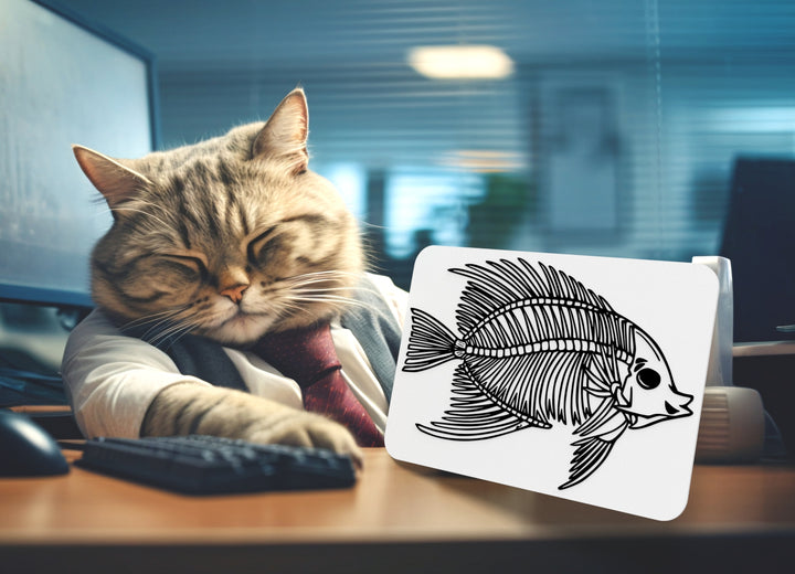 Nice Fish | Funny sign For Home or Office