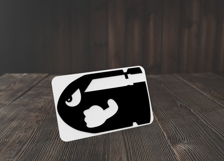 Black Bullet | Funny sign For Home or Office