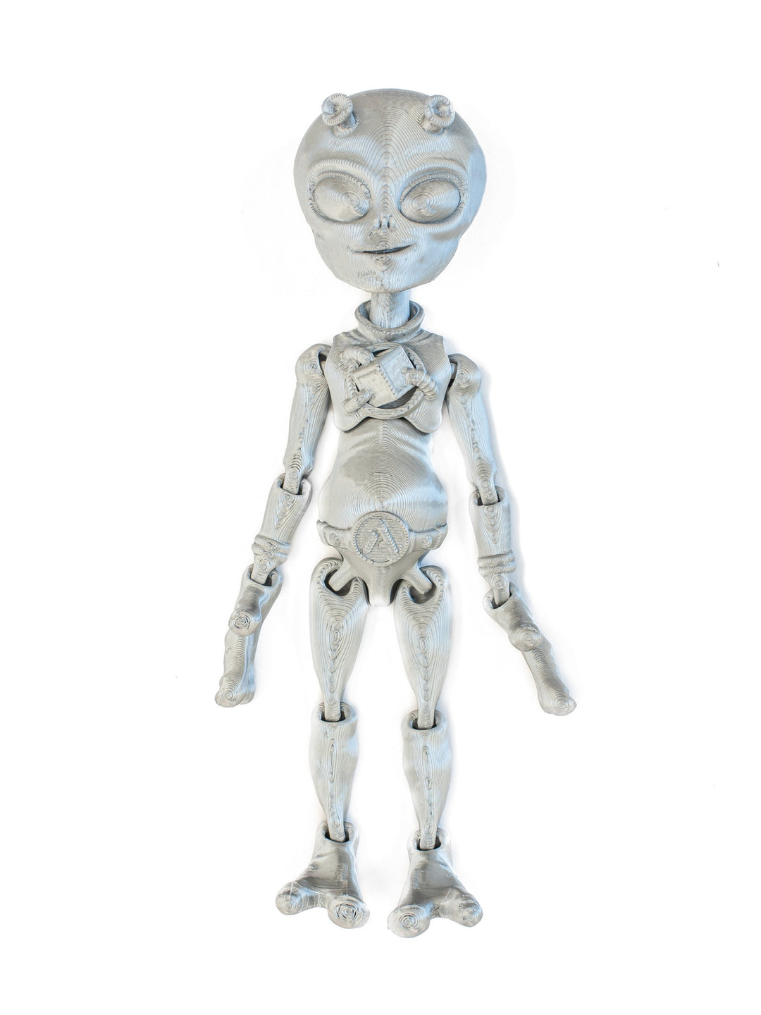 Friendly Fidget Alien | Flexible Articulating 3d Printed Companion