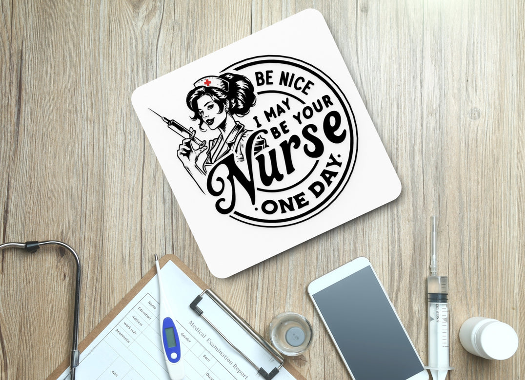 This Nurse Plays Nice (Sometimes) | Funny Sign for Home or Office