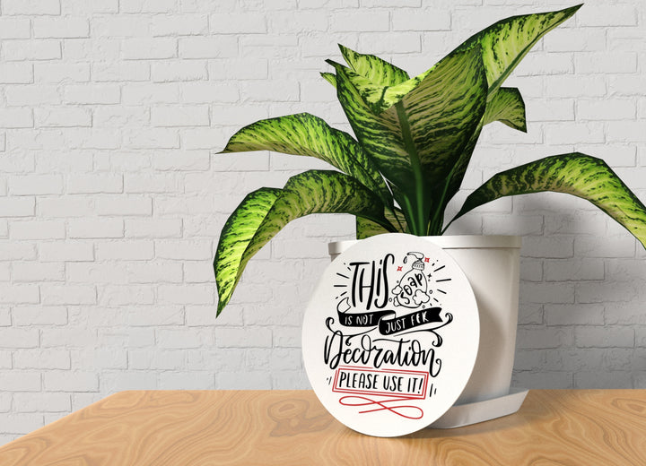 Bathroom Quotes Sign – Funny Humor Wall Decor for Home and Office