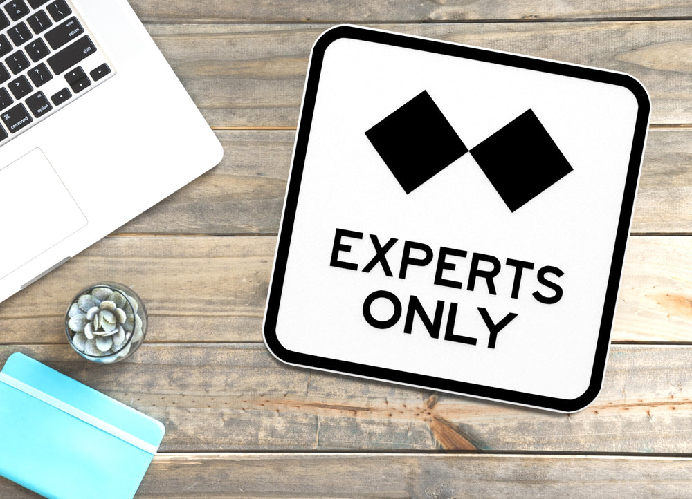
  
  Experts Only | Funny Sign for Home or Office
  
