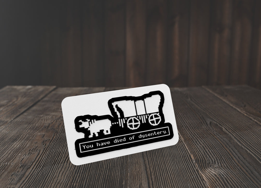 You Have Died Of Dysentery | Funny sign For Home or Office