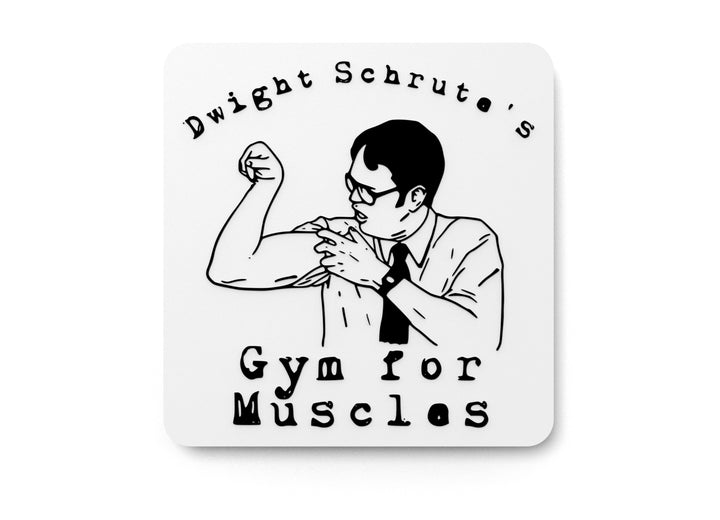 Dwight Schrute's Gym For Muscles | Funny sign For Home or Office