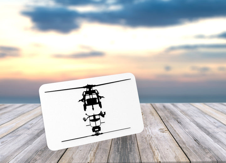 Helecopters | Funny sign For Home or Office