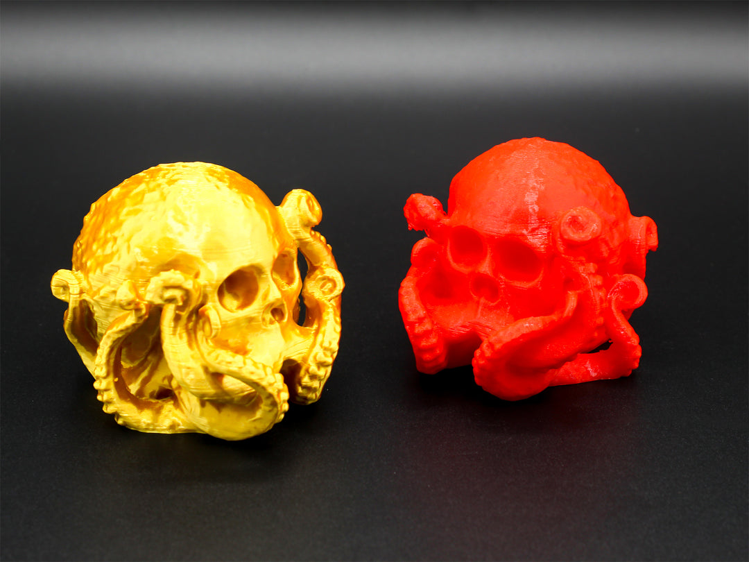 Octo Skull Figurine – Unique 3D Printed Decor for Your Space