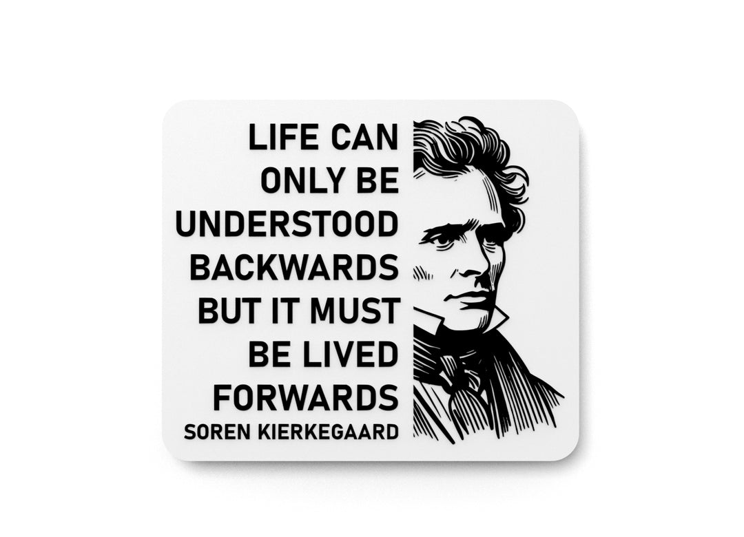 
  
  Life Can Be Only Be Understood Backwards | Funny Sign for Home or Office
  
