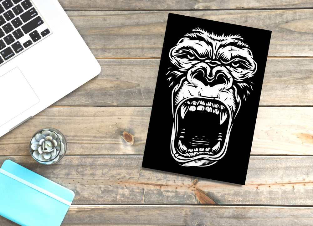 
  
  Angri Monkey | Funny sign For Home or Office
  

